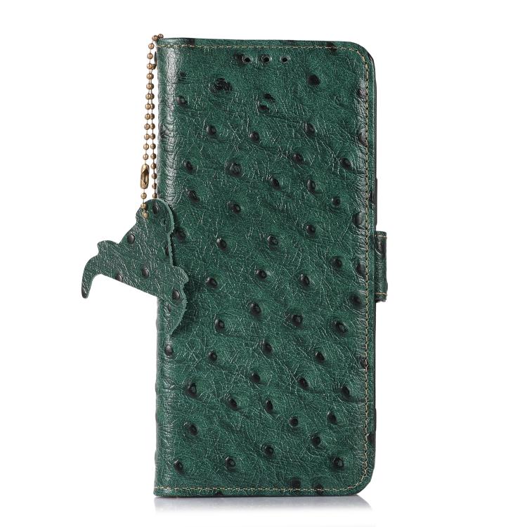 Ostrich Pattern Genuine Leather RFID Phone Case, For Redmi A7 Pro 171mm/Poco C85x 5G, For Redmi Turbo 5 Max / Poco X8 Pro Max, For Redmi Turbo 5 5G / Poco X8 Pro 5G, For Redmi Note 15 5G Global 164mm, For Redmi K90 Pro Max/Poco F8 Ultra                ...