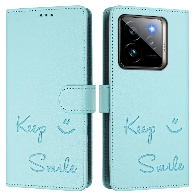 Smile Embossing RFID Leather Phone Case, For Realme GT 7 Pro 5G, For Realme C63 5G Global, For Realme Note 60 4G Global, For Realme 13+ 5G Global, For Realme 13 Pro / 13 Pro+ 5G, For Realme GT 6 / 6T 5G Global, For Realme C63 / C61 Global              ...