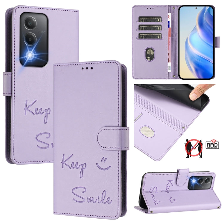 Smile Embossing RFID Leather Phone Case, For OPPO Reno13 F 5G / Reno13 A, For OPPO Reno16 F 5G / Reno16 FS 5G, For OPPO Reno16 5G / Reno16 Pro 5G Global, For OPPO Find X9s Pro 5G, For OPPO Find X9 Ultra, For OPPO A5 Pro China, For OPPO Find X8         ...
