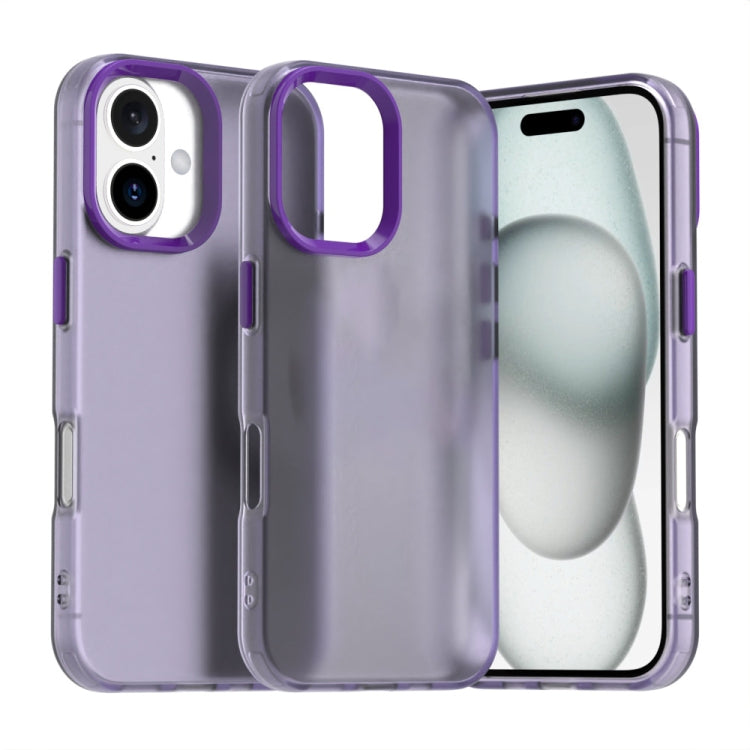 Candy PC Hybrid TPU Shockproof Phone Case, For iPhone 17 Air, For iPhone 16 Pro Max, For iPhone 16 Pro, For iPhone 16 Plus, For iPhone 16, For iPhone 15 Pro Max