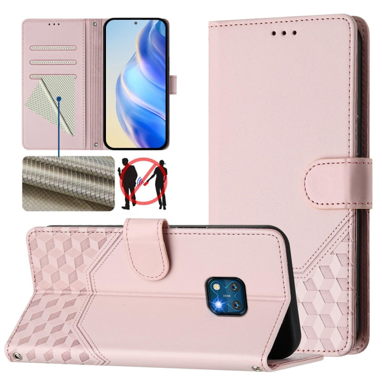 Honeycomb Embossing RFID Leather Phone Case, For Nokia G400, For Nokia G11 4G / G21 4G, For Nokia C30, For Nokia C01 Plus / C1 2nd Edition, For Nokia XR20, For Nokia C10 / C20, For Nokia X20 / X10, For Nokia G20 / G10