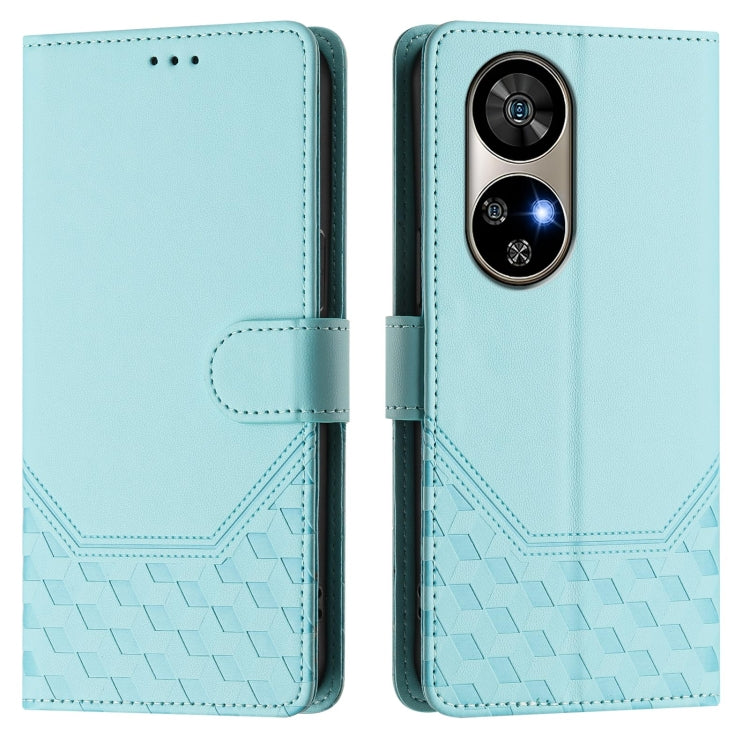 Honeycomb Embossing RFID Leather Phone Case, For Ulefone Note 17 Pro, For Ulefone Note 18 Ultra, For Ulefone Note 14