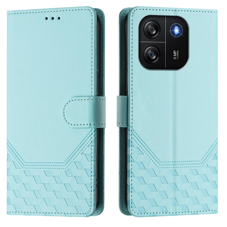 Honeycomb Embossing RFID Leather Phone Case, For Blackview Wave 6C, For Blackview Shark 8 / Oscal Tiger 12, For Blackview A52 / A52 Pro, For Blackview A53