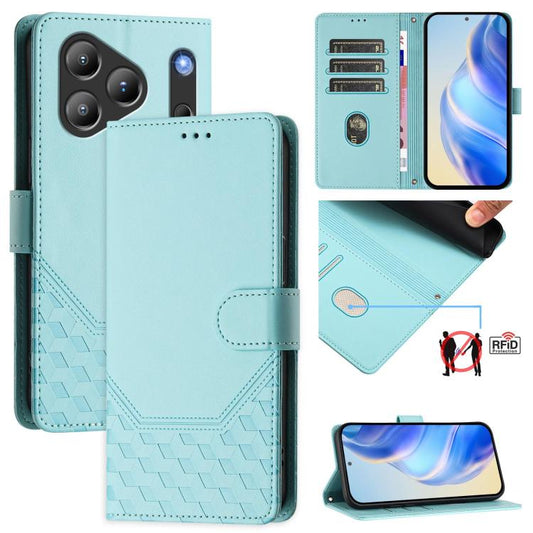 Honeycomb Embossing RFID Leather Phone Case, For Blackview Wave 7C, For Blackview Wave 10, For Blackview SHARK 6, For Blackview Oscal Tiger 13, For Blackview Wave 8C, For Blackview Oscal Flat 2, For Blackview Oscal Modern 8 / Color 8                   ...