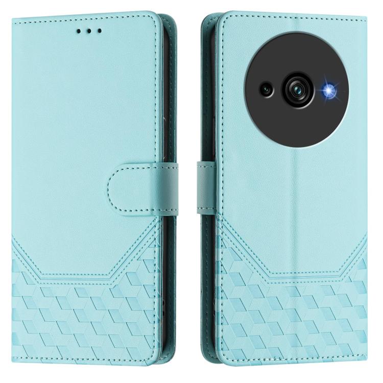 Honeycomb Embossing RFID Leather Phone Case, For Oukitel C59 / C59 Pro, For Oukitel C57s, For Oukitel C53, For Oukitel C50, For Oukitel C37, For Oukitel C51, For Oukitel C38, For Oukitel C35