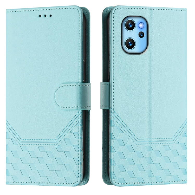 Honeycomb Embossing RFID Leather Phone Case, For Umidigi Power 7 Max