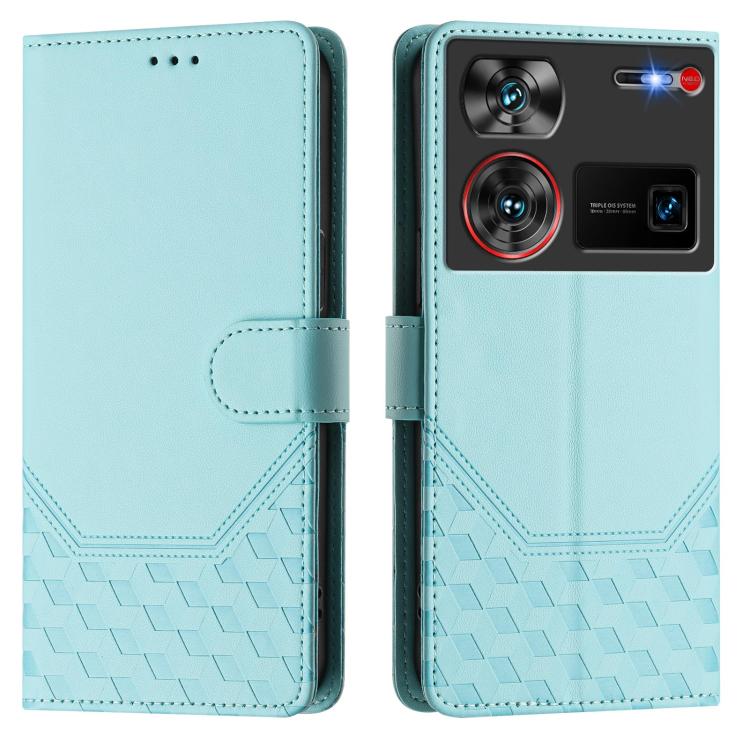 Honeycomb Embossing RFID Leather Phone Case, For ZTE nubia Z60 Ultra, For ZTE Blade A73 5G, For ZTE Blade A73 4G, For ZTE Blade V50 Vita, For ZTE Blade A53 / A53+, For ZTE Blade A53 Pro, For ZTE Blade A52 Lite, For ZTE Blade V40s