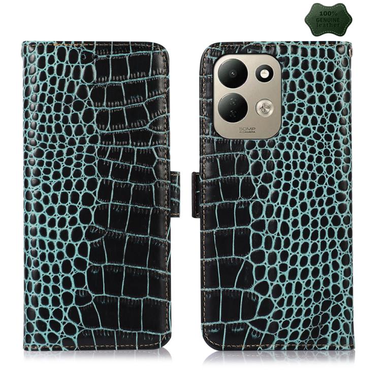 Crocodile Top Layer Cowhide Leather Phone Case, For Redmi 17 5G / 4G Global 170mm, For Redmi Note 17 4G Global 171mm, For Redmi A7 Pro 171mm / Poco C85x 5G, For Redmi Turbo 5 Max / Poco X8 Pro Max, For Redmi Turbo 5 5G / Poco X8 Pro 5G                 ...