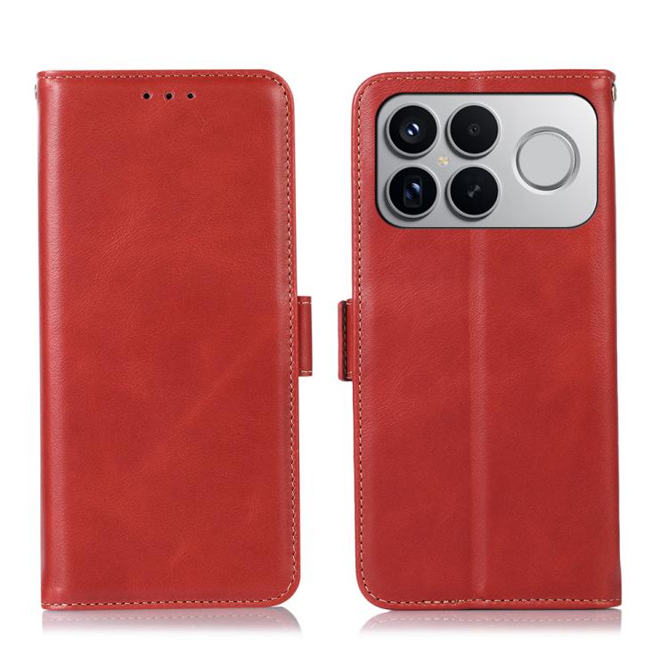 Magnetic Crazy Horse Texture Genuine Leather RFID Phone Case, For Redmi A7 Pro 171mm / Poco C85x 5G, For Redmi Turbo 5 Max / Poco X8 Pro Max, For Redmi Turbo 5 5G / Poco X8 Pro 5G, For Redmi Note 15 Pro+ 5G Global 163.3mm                               ...