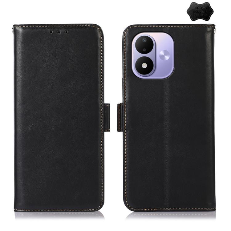 Magnetic Crazy Horse Texture Genuine Leather RFID Phone Case, For Redmi 17 5G / 4G Global 170mm, For Redmi Note 17 4G Global 171mm, For Redmi A7 Pro 171mm / Poco C85x 5G, For Redmi Turbo 5 Max / Poco X8 Pro Max, For Redmi Turbo 5 5G / Poco X8 Pro 5G   ...