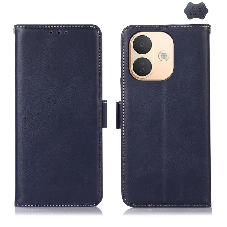 Magnetic Crazy Horse Texture Genuine Leather RFID Phone Case, For Redmi Note 17 4G Global 169.7mm, For Redmi Note 17 Pro+ 5G Global 163.4mm, For Redmi Note 17 Pro 5G Global 163.5mm, For Redmi K100 Pro Max/Poco F9 Ultra 5G                               ...