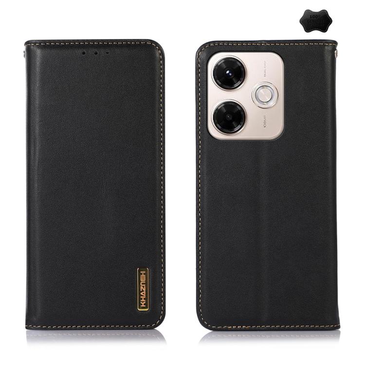 KHAZNEH Nappa Top Layer Cowhide Leather Phone Case, For Redmi A7 Pro 171mm / Poco C85x 5G, For Redmi Turbo 5 Max / Poco X8 Pro Max, For Redmi Turbo 5 5G / Poco X8 Pro 5G, For Redmi Note 15 Pro+ 5G Global 163.3mm, For Redmi Note 15 5G Global 164mm      ...