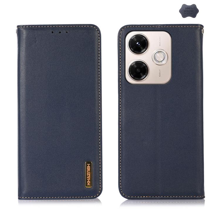 KHAZNEH Nappa Top Layer Cowhide Leather Phone Case, For Redmi A7 Pro 171mm / Poco C85x 5G, For Redmi Turbo 5 Max / Poco X8 Pro Max, For Redmi Turbo 5 5G / Poco X8 Pro 5G, For Redmi Note 15 Pro+ 5G Global 163.3mm, For Redmi Note 15 5G Global 164mm      ...