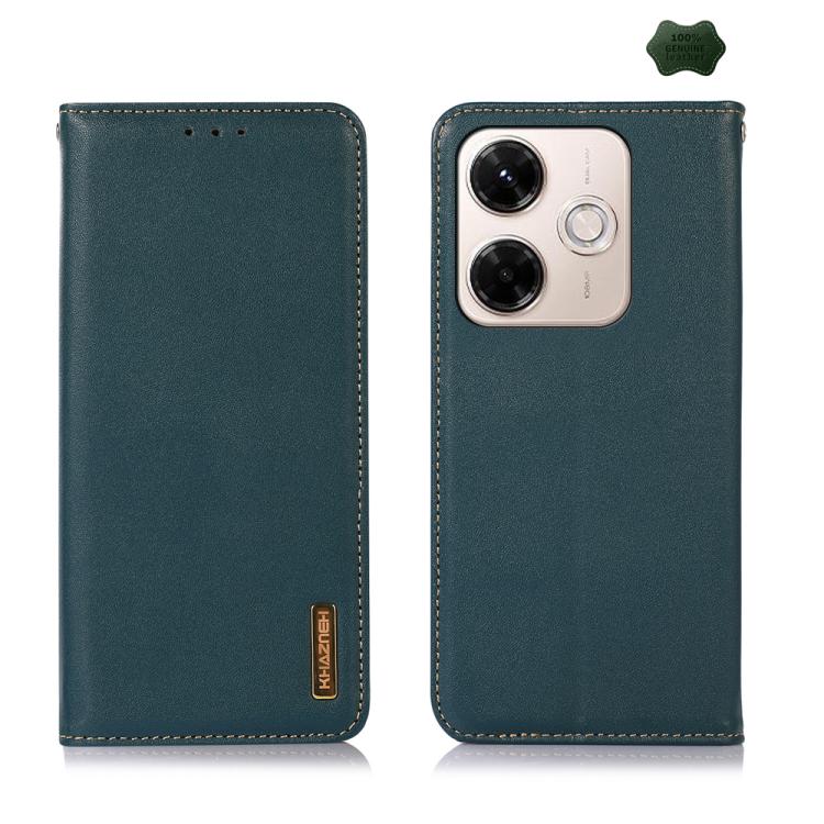 KHAZNEH Nappa Top Layer Cowhide Leather Phone Case, For Redmi A7 Pro 171mm / Poco C85x 5G, For Redmi Turbo 5 Max / Poco X8 Pro Max, For Redmi Turbo 5 5G / Poco X8 Pro 5G, For Redmi Note 15 Pro+ 5G Global 163.3mm, For Redmi Note 15 5G Global 164mm      ...