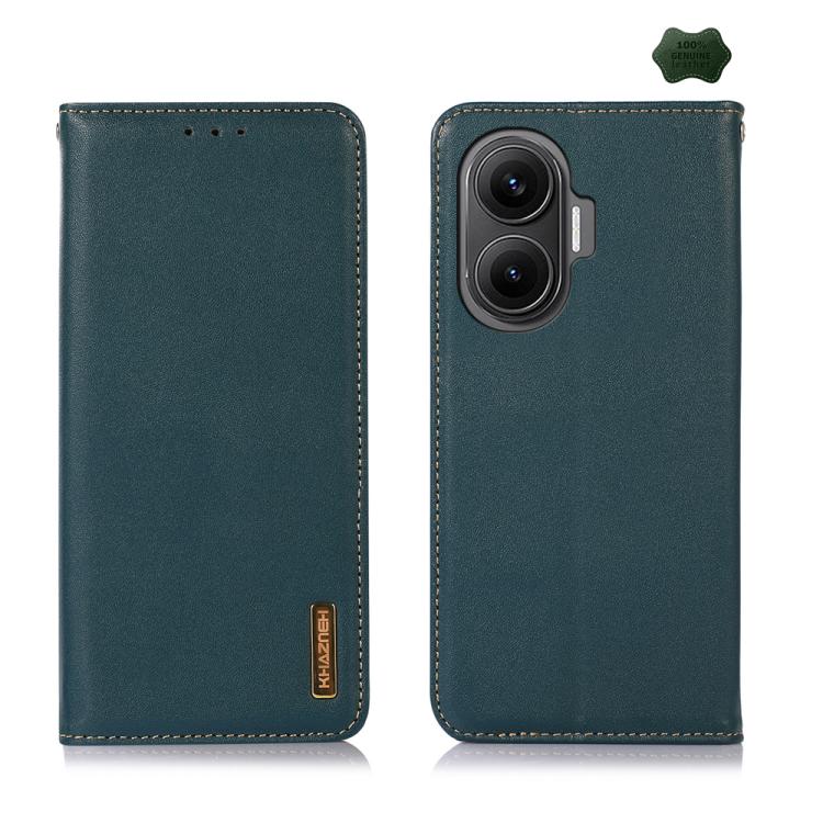 KHAZNEH Nappa Top Layer Cowhide Leather Phone Case, For Redmi A7 Pro 171mm / Poco C85x 5G, For Redmi Turbo 5 Max / Poco X8 Pro Max, For Redmi Turbo 5 5G / Poco X8 Pro 5G, For Redmi Note 15 Pro+ 5G Global 163.3mm, For Redmi Note 15 5G Global 164mm      ...