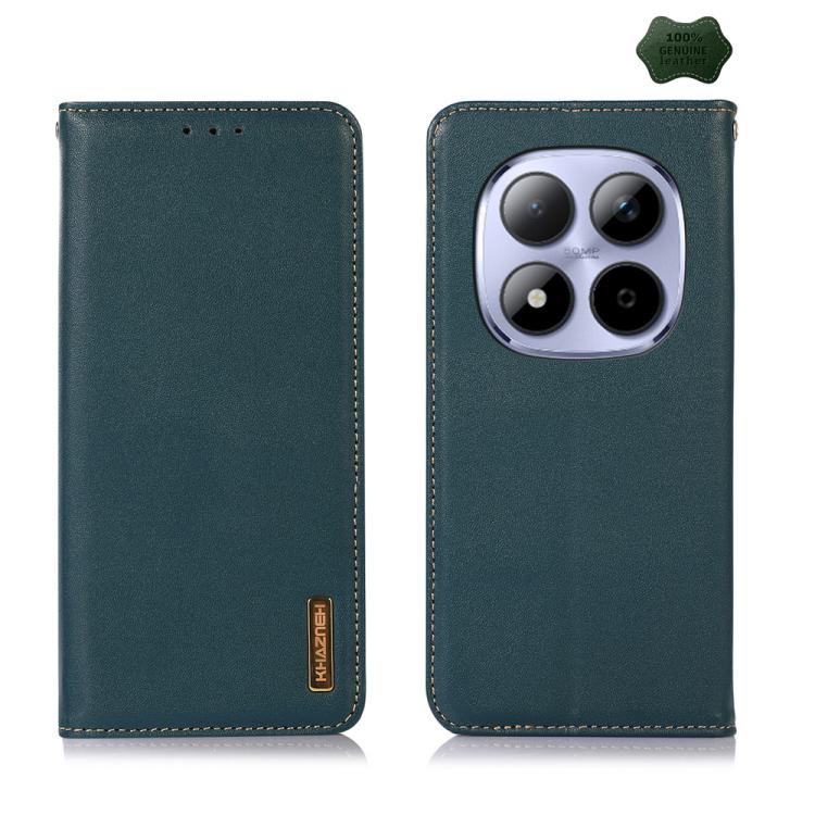 KHAZNEH Nappa Top Layer Cowhide Leather Phone Case, For Redmi A7 Pro 171mm / Poco C85x 5G, For Redmi Turbo 5 Max / Poco X8 Pro Max, For Redmi Turbo 5 5G / Poco X8 Pro 5G, For Redmi Note 15 Pro+ 5G Global 163.3mm, For Redmi Note 15 5G Global 164mm      ...