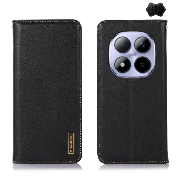 KHAZNEH Nappa Top Layer Cowhide Leather Phone Case, For Redmi A7 Pro 171mm / Poco C85x 5G, For Redmi Turbo 5 Max / Poco X8 Pro Max, For Redmi Turbo 5 5G / Poco X8 Pro 5G, For Redmi Note 15 Pro+ 5G Global 163.3mm, For Redmi Note 15 5G Global 164mm      ...