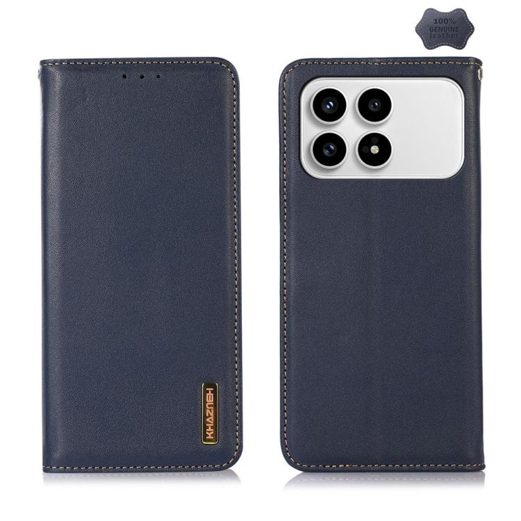 KHAZNEH Nappa Top Layer Cowhide Leather Phone Case, For Redmi A7 Pro 171mm / Poco C85x 5G, For Redmi Turbo 5 Max / Poco X8 Pro Max, For Redmi Turbo 5 5G / Poco X8 Pro 5G, For Redmi Note 15 Pro+ 5G Global 163.3mm, For Redmi Note 15 5G Global 164mm      ...