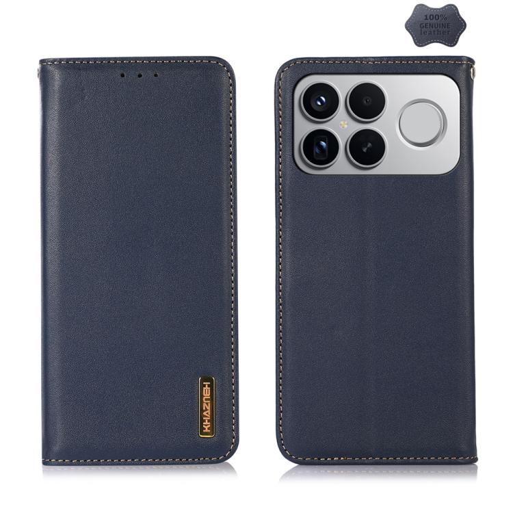 KHAZNEH Nappa Top Layer Cowhide Leather Phone Case, For Redmi A7 Pro 171mm / Poco C85x 5G, For Redmi Turbo 5 Max / Poco X8 Pro Max, For Redmi Turbo 5 5G / Poco X8 Pro 5G, For Redmi Note 15 Pro+ 5G Global 163.3mm, For Redmi Note 15 5G Global 164mm      ...