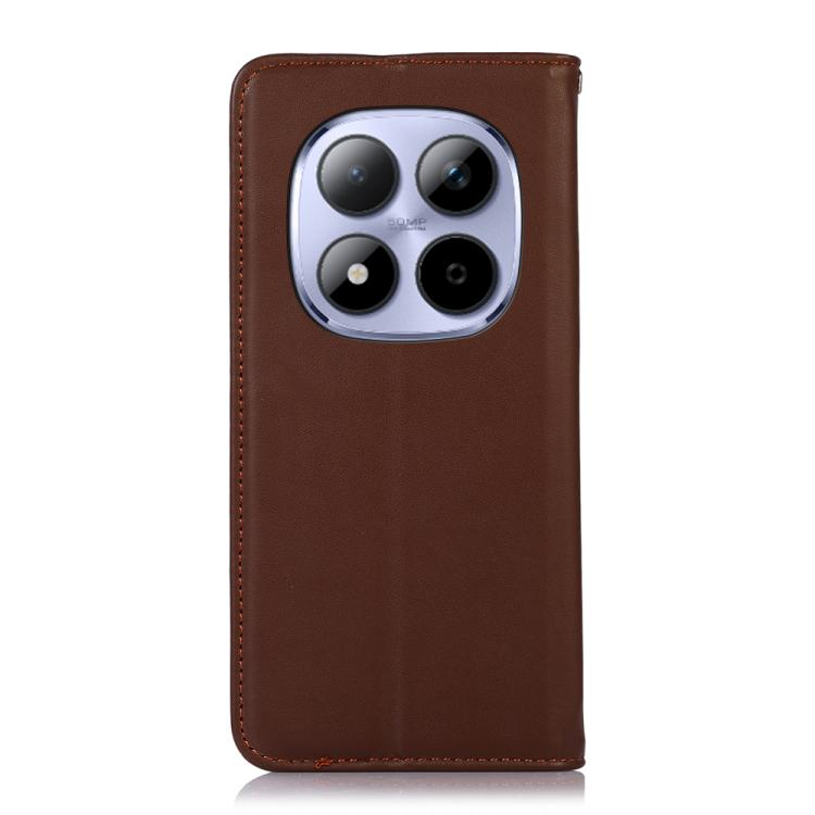 KHAZNEH Nappa Top Layer Cowhide Leather Phone Case, For Redmi Note 15 Pro 4G Global 163.2mm, For Redmi K90/Poco F8 Pro, For Redmi Note 15 Pro 5G Global 163.6mm, For Redmi 13X, For Redmi Note 14S 4G, For Redmi Turbo 4 Pro, For Redmi Note 14 5G          ...