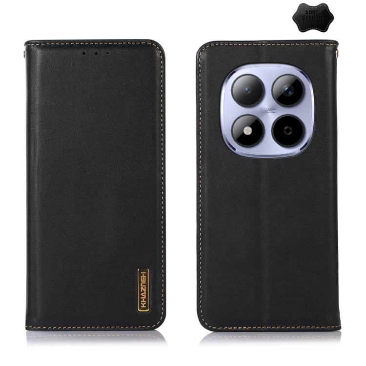 KHAZNEH Nappa Top Layer Cowhide Leather Phone Case, For Redmi A7 Pro 171mm / Poco C85x 5G, For Redmi Turbo 5 Max / Poco X8 Pro Max, For Redmi Turbo 5 5G / Poco X8 Pro 5G, For Redmi Note 15 Pro+ 5G Global 163.3mm, For Redmi Note 15 5G Global 164mm      ...