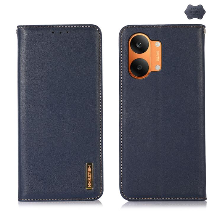 KHAZNEH Nappa Top Layer Cowhide Leather Phone Case, For Redmi 17 5G / 4G Global 170mm, For Redmi Note 17 4G Global 171mm, For Redmi A7 Pro 171mm / Poco C85x 5G, For Redmi Turbo 5 Max / Poco X8 Pro Max, For Redmi Turbo 5 5G / Poco X8 Pro 5G             ...