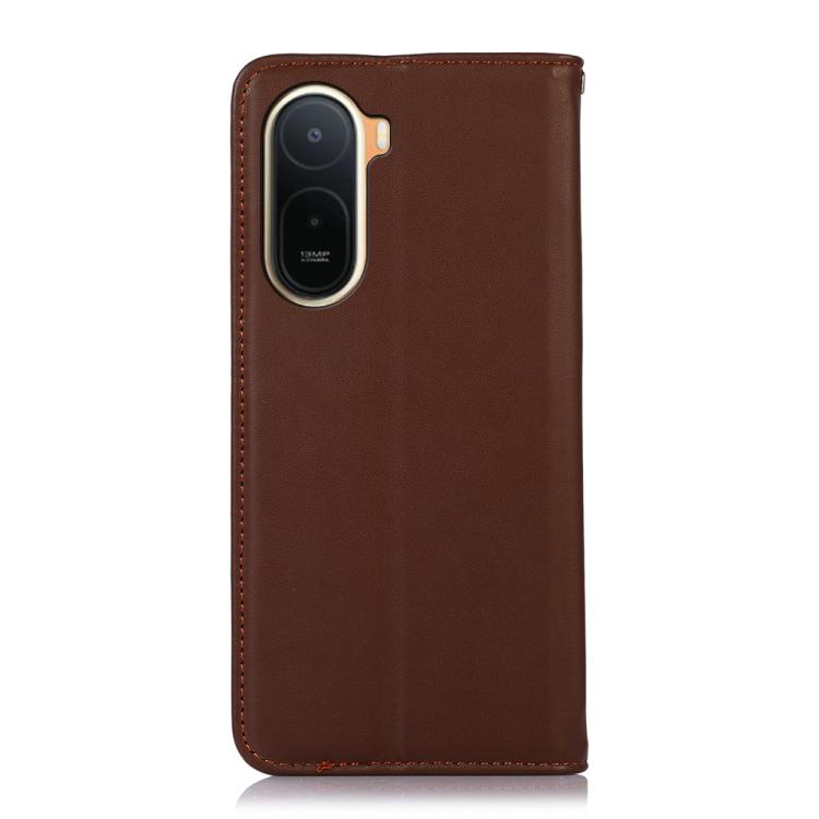 KHAZNEH Nappa Top Layer Cowhide Leather Phone Case, For Redmi A7 Pro 171mm / Poco C85x 5G, For Redmi Turbo 5 Max / Poco X8 Pro Max, For Redmi Turbo 5 5G / Poco X8 Pro 5G, For Redmi Note 15 Pro+ 5G Global 163.3mm, For Redmi Note 15 5G Global 164mm      ...