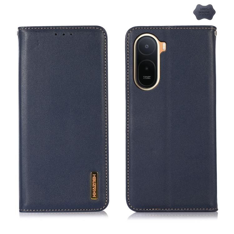 KHAZNEH Nappa Top Layer Cowhide Leather Phone Case, For Redmi 17 5G / 4G Global 170mm, For Redmi Note 17 4G Global 171mm, For Redmi A7 Pro 171mm / Poco C85x 5G, For Redmi Turbo 5 Max / Poco X8 Pro Max, For Redmi Turbo 5 5G / Poco X8 Pro 5G             ...