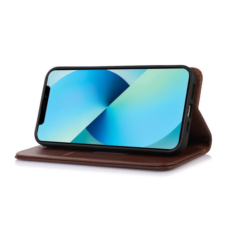KHAZNEH Nappa Top Layer Cowhide Leather Phone Case, For Redmi 17 5G / 4G Global 170mm, For Redmi Note 17 4G Global 171mm, For Redmi A7 Pro 171mm / Poco C85x 5G, For Redmi Turbo 5 Max / Poco X8 Pro Max, For Redmi Turbo 5 5G / Poco X8 Pro 5G             ...