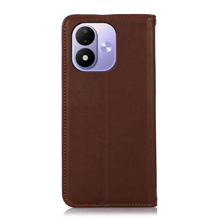KHAZNEH Nappa Top Layer Cowhide Leather Phone Case, For Redmi Note 17 4G Global 169.7mm, For Redmi Note 17 Pro+ 5G Global 163.4mm, For Redmi Note 17 Pro 5G Global 163.5mm, For Redmi K100 Pro Max/Poco F9 Ultra 5G, For Redmi K100 Pro 5G/Poco F9 Pro 5G   ...