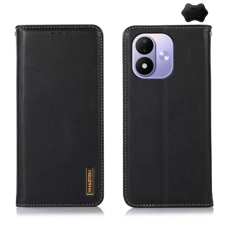 KHAZNEH Nappa Top Layer Cowhide Leather Phone Case, For Redmi 17 5G / 4G Global 170mm, For Redmi Note 17 4G Global 171mm, For Redmi A7 Pro 171mm / Poco C85x 5G, For Redmi Turbo 5 Max / Poco X8 Pro Max, For Redmi Turbo 5 5G / Poco X8 Pro 5G             ...