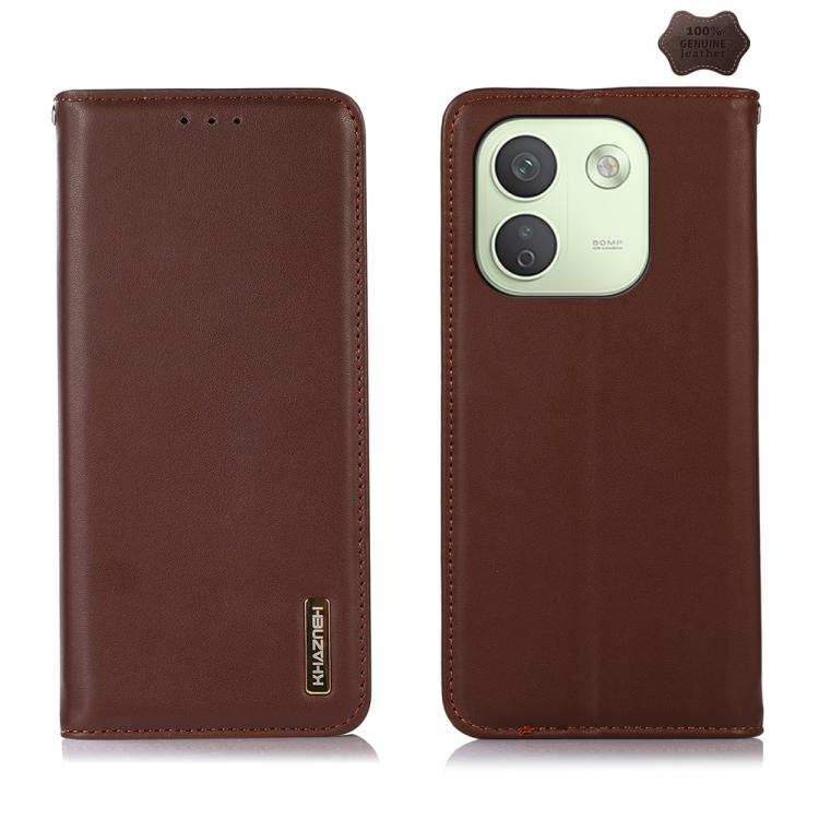 KHAZNEH Nappa Top Layer Cowhide Leather Phone Case, For Redmi Note 17 4G Global 169.7mm, For Redmi Note 17 Pro+ 5G Global 163.4mm, For Redmi Note 17 Pro 5G Global 163.5mm, For Redmi K100 Pro Max/Poco F9 Ultra 5G, For Redmi K100 Pro 5G/Poco F9 Pro 5G   ...