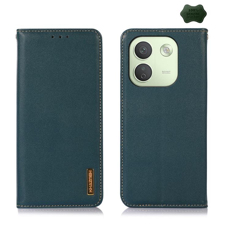 KHAZNEH Nappa Top Layer Cowhide Leather Phone Case, For Redmi Note 17 4G Global 169.7mm, For Redmi Note 17 Pro+ 5G Global 163.4mm, For Redmi Note 17 Pro 5G Global 163.5mm, For Redmi K100 Pro Max/Poco F9 Ultra 5G, For Redmi K100 Pro 5G/Poco F9 Pro 5G   ...