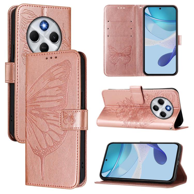 Embossed Butterfly Leather Phone Case, For Xiaomi 15S Pro 5G, For Xiaomi Poco M7 5G / C75 4G, For Xiaomi Poco X7, For Xiaomi 15 Ultra, For Xiaomi Poco X7 Pro, For Xiaomi Poco M7 Pro 5G Global