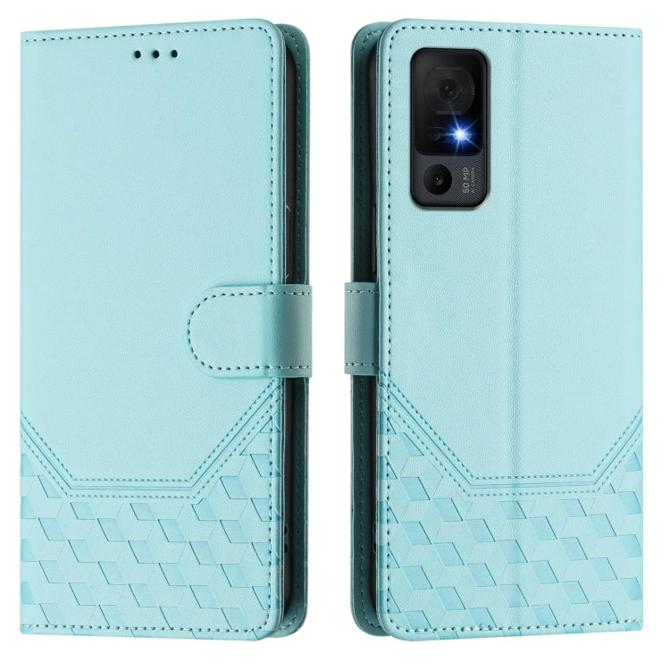 Honeycomb Embossing RFID Leather Phone Case, For TCL 40 XL, For TCL 40 SE, For TCL 403, For TCL 40R, For TCL 30 XL, For TCL 305 / 306, For TCL Stylus 5G, For TCL 303