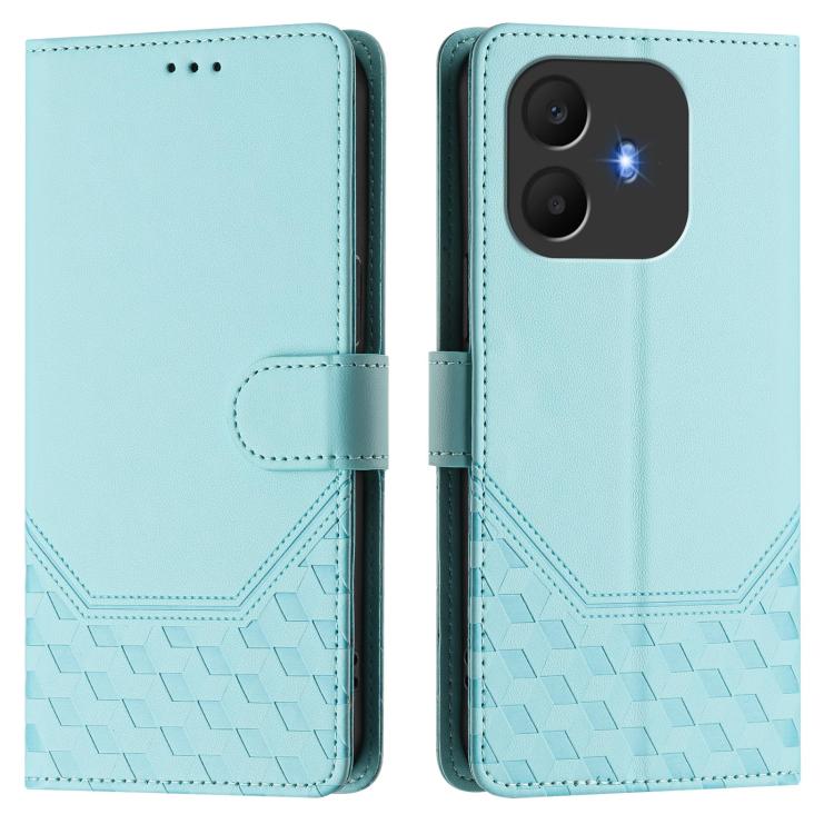 Honeycomb Embossing RFID Leather Phone Case, For TCL K70 Power 4G / K70 4G, For TCL Nxtpaper 70 Pro 5G, For TCL K32 5G / K33 5G, For TCL 60 NxtPaper, For TCL 605 / 60 SE, For TCL 50 Pro NxtPaper, For TCL 50 LE, For TCL 201