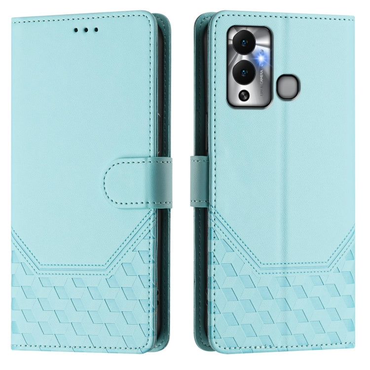 Honeycomb Embossing RFID Leather Phone Case, For Infinix Hot 12 Play, For Infinix Hot 10 Play / Hot 11 Play, For Infinix Hot 10T / Hot 10S, For Infinix Hot 10i