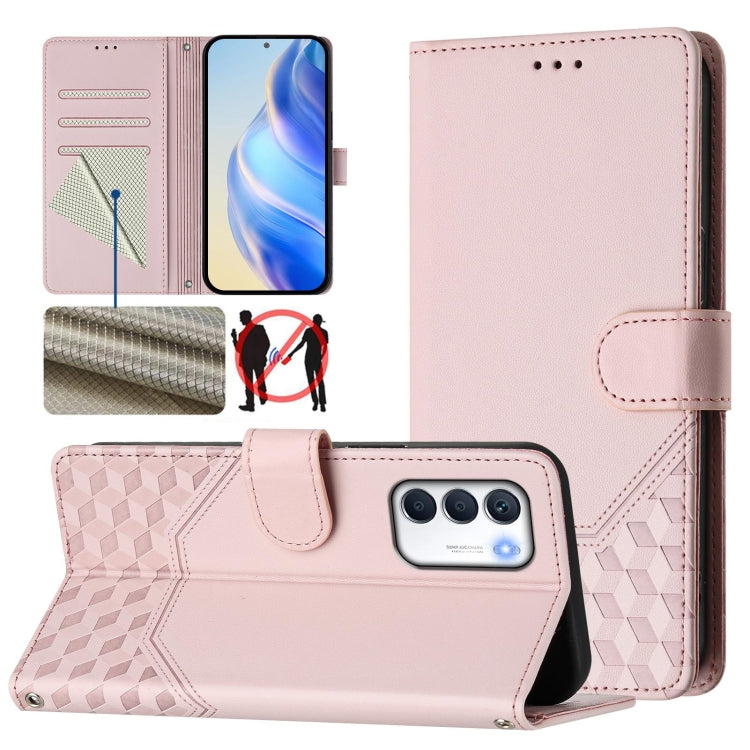 Honeycomb Embossing RFID Leather Phone Case, For Infinix Hot 12i / Hot 20i, For Infinix Zero 5G 2023, For Infinix Hot 20 Play, For Infinix Hot 20 4G, For Infinix Zero 20, For Infinix Note 12 4G / Note 12 Pro 4G, For Infinix Smart 6 / 6 Plus / 6 HD     ...