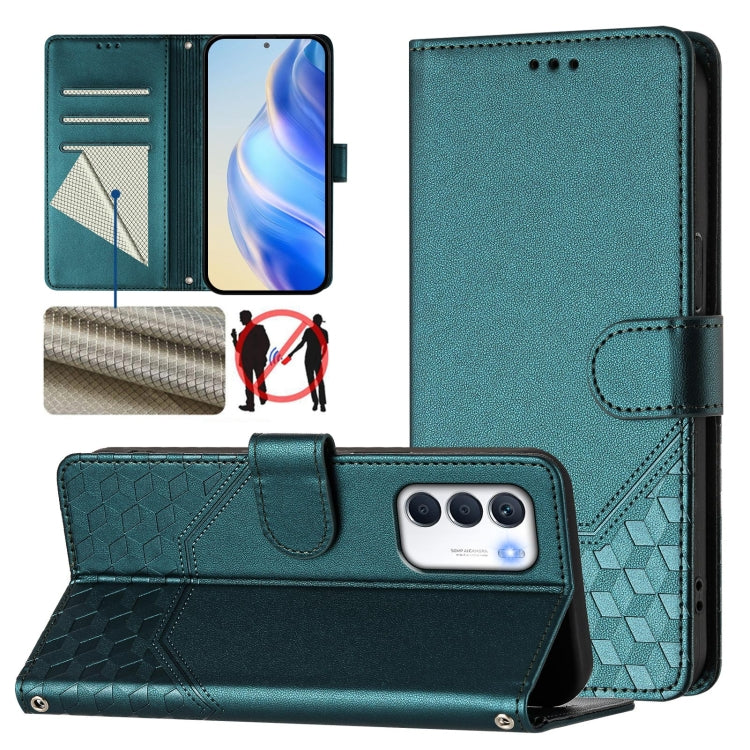 Honeycomb Embossing RFID Leather Phone Case, For Infinix Hot 12i / Hot 20i, For Infinix Zero 5G 2023, For Infinix Hot 20 Play, For Infinix Hot 20 4G, For Infinix Zero 20, For Infinix Note 12 4G / Note 12 Pro 4G, For Infinix Smart 6 / 6 Plus / 6 HD     ...