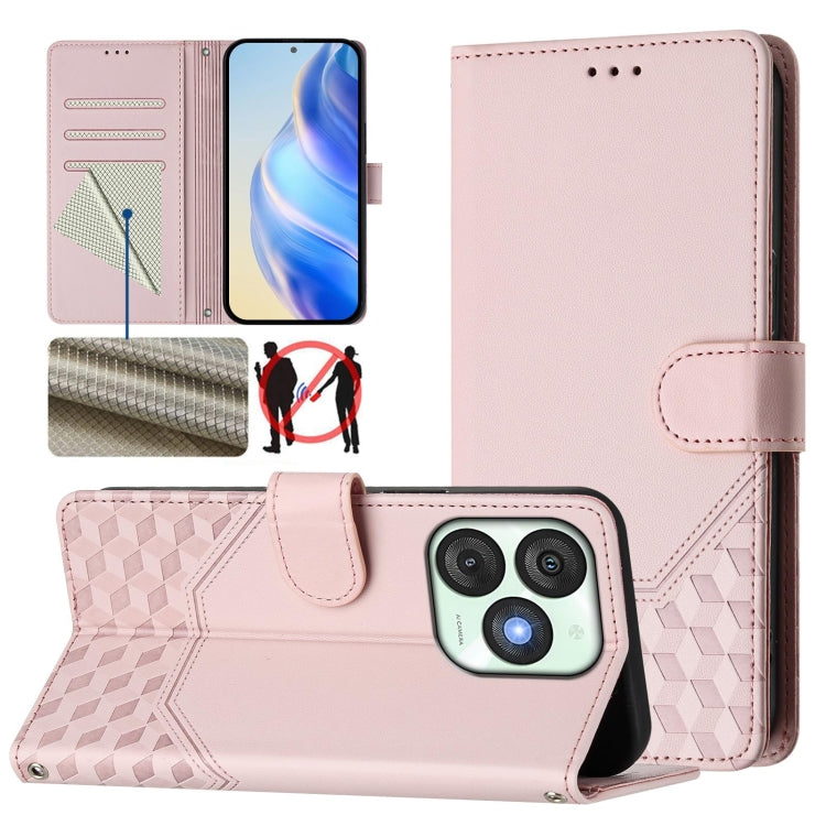 Honeycomb Embossing RFID Leather Phone Case, For itel A200 4G / A200+ 4G, For itel A95 5G, For itel A90 4G, For itel City 100, For itel Power 70, For itel A80 4G, For itel A50C, For itel A50