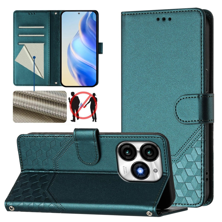 Honeycomb Embossing RFID Leather Phone Case, For itel A23 Pro / A17, For itel P55 5G, For itel RS4 S666LN, For itel S24, For itel P55+, For itel P55 4G / Infinix Smart 8, For itel A05s, For itel A70