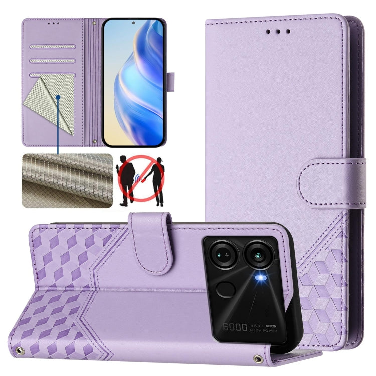 Honeycomb Embossing RFID Leather Phone Case, For itel A60 / A60s, For itel S23+, For itel S23 S665L, For itel S18, For itel P40, For itel P38, For itel S17 / Vision 3, For itel A48