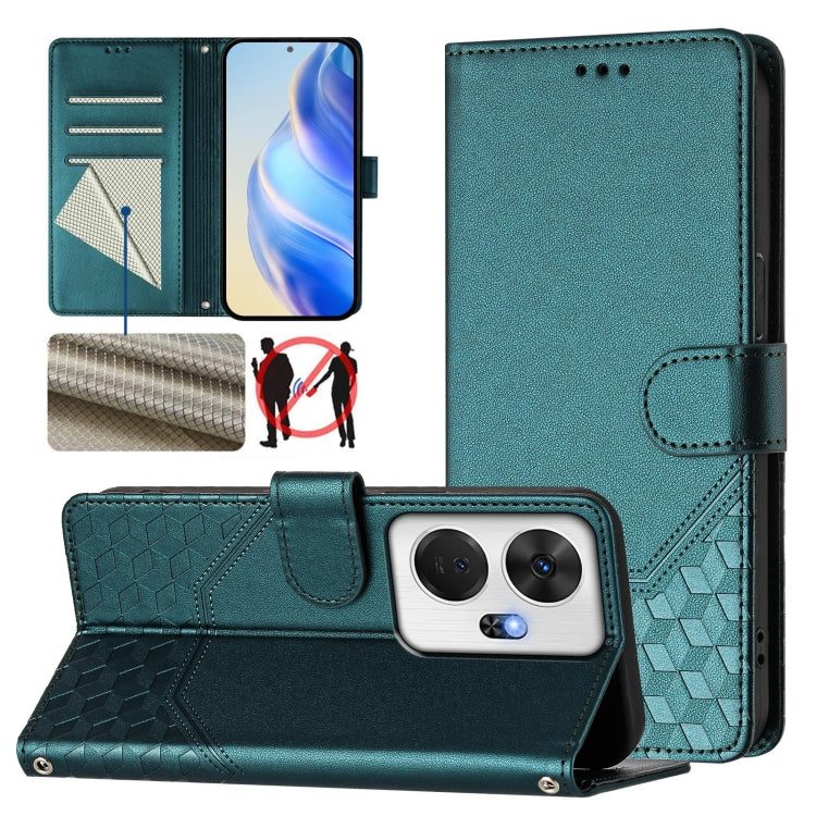 Honeycomb Embossing RFID Leather Phone Case, For itel A23 Pro / A17, For itel P55 5G, For itel RS4 S666LN, For itel S24, For itel P55+, For itel P55 4G / Infinix Smart 8, For itel A05s, For itel A70