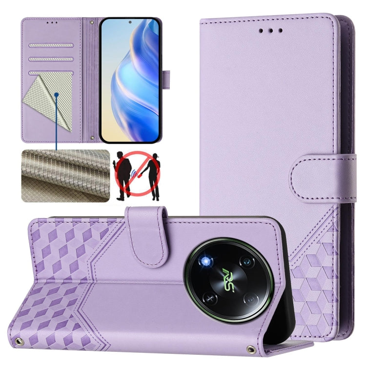 Honeycomb Embossing RFID Leather Phone Case, For itel A23 Pro / A17, For itel P55 5G, For itel RS4 S666LN, For itel S24, For itel P55+, For itel P55 4G / Infinix Smart 8, For itel A05s, For itel A70