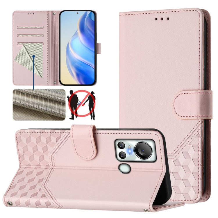 Honeycomb Embossing RFID Leather Phone Case, For itel A60 / A60s, For itel S23+, For itel S23 S665L, For itel S18, For itel P40, For itel P38, For itel S17 / Vision 3, For itel A48