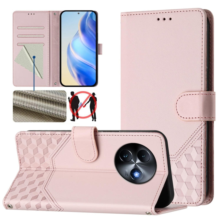 Honeycomb Embossing RFID Leather Phone Case, For itel A23 Pro / A17, For itel P55 5G, For itel RS4 S666LN, For itel S24, For itel P55+, For itel P55 4G / Infinix Smart 8, For itel A05s, For itel A70