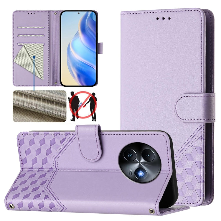 Honeycomb Embossing RFID Leather Phone Case, For itel A23 Pro / A17, For itel P55 5G, For itel RS4 S666LN, For itel S24, For itel P55+, For itel P55 4G / Infinix Smart 8, For itel A05s, For itel A70