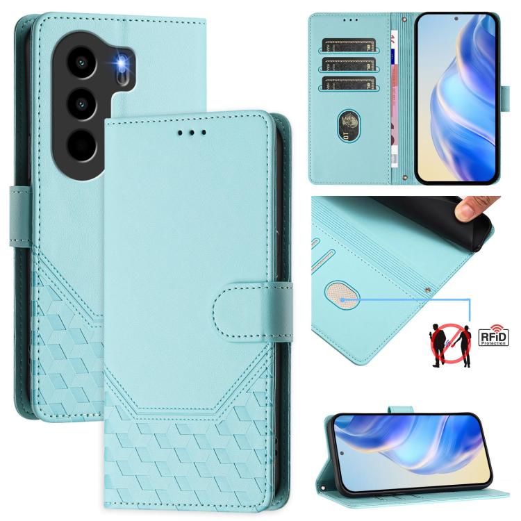 Honeycomb Embossing RFID Leather Phone Case, For itel A200 4G / A200+ 4G, For itel A95 5G, For itel A90 4G, For itel City 100, For itel Power 70, For itel A80 4G, For itel A50C, For itel A50