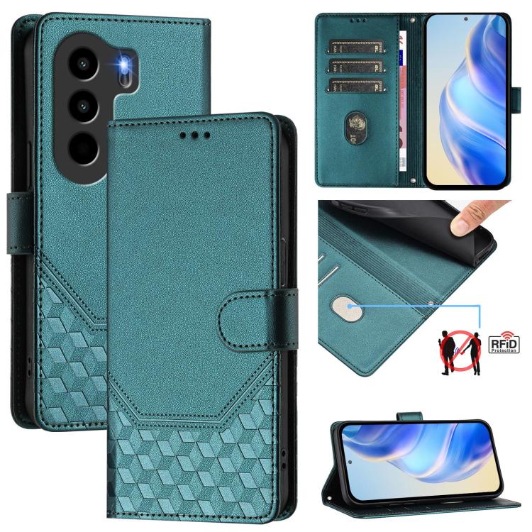 Honeycomb Embossing RFID Leather Phone Case, For itel A200 4G / A200+ 4G, For itel A95 5G, For itel A90 4G, For itel City 100, For itel Power 70, For itel A80 4G, For itel A50C, For itel A50