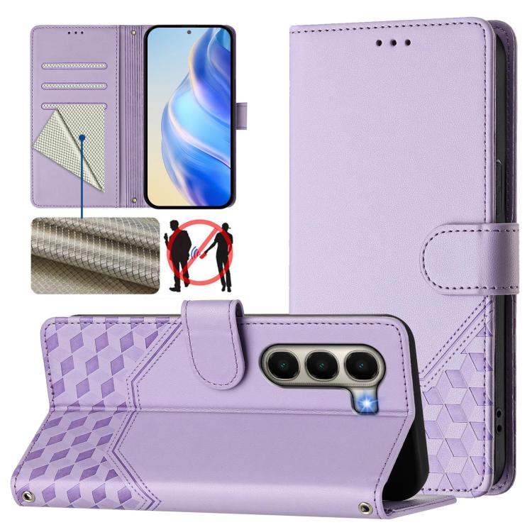 Honeycomb Embossing RFID Leather Phone Case, For itel A200 4G / A200+ 4G, For itel A95 5G, For itel A90 4G, For itel City 100, For itel Power 70, For itel A80 4G, For itel A50C, For itel A50